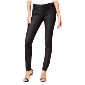 DL1961 Florence Coated Instasculpt Crop Jeans In Bradshaw (Black) Sz 8/10 ✨NWT✨